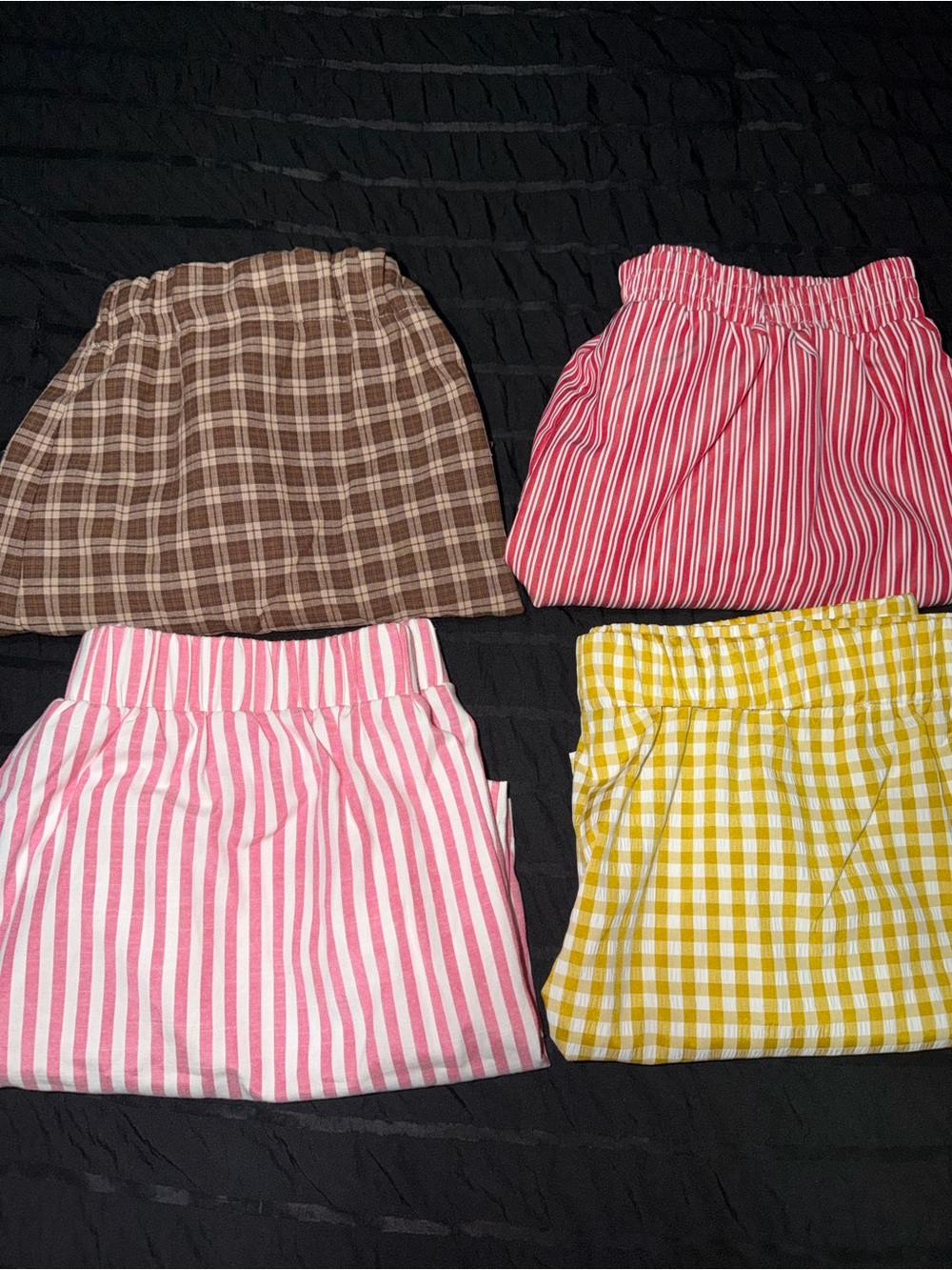 Women’s Striped and Gingham Casual Shorts
